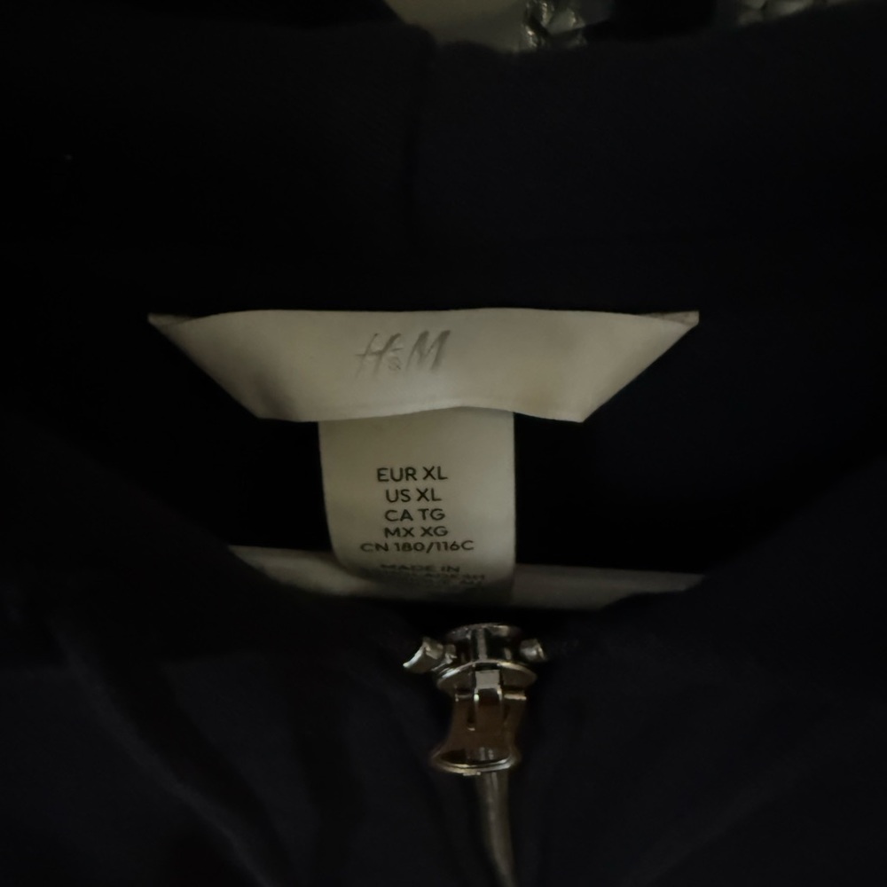 H&M Navy Zip-Up Jacket - Picture 3 of 4